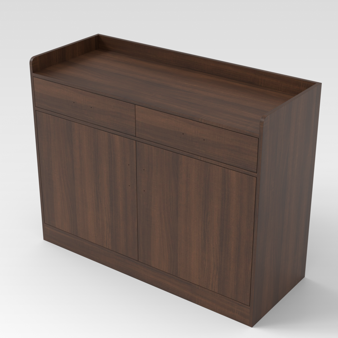Prairie Oak Shoe Cabinet