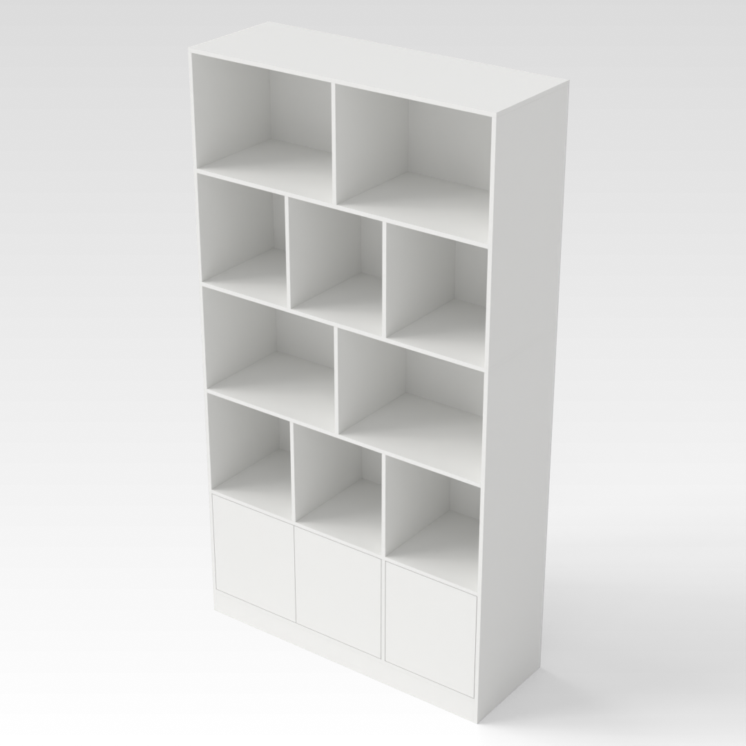 Warm White Bookshelf