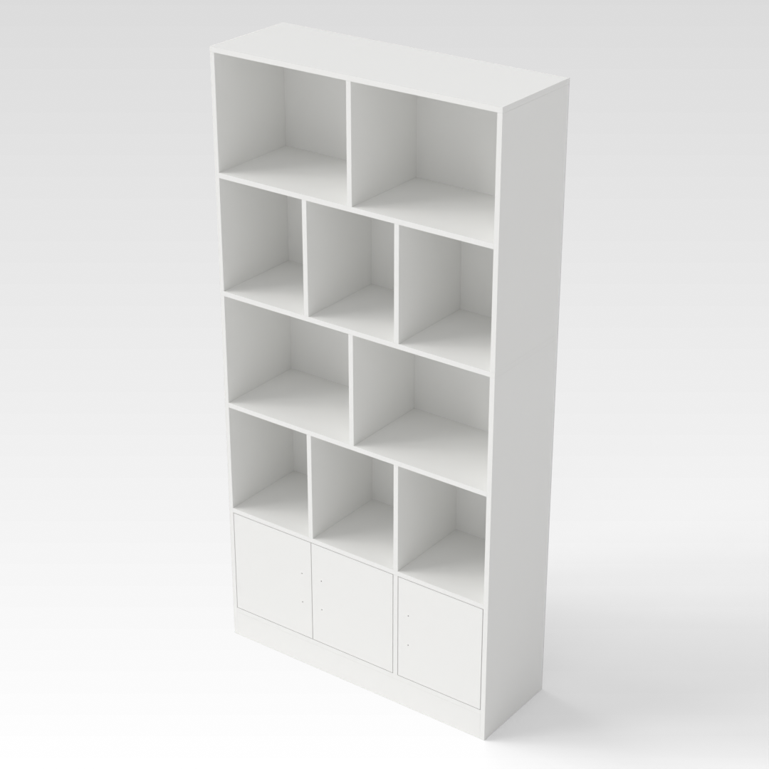 Warm White Bookshelf