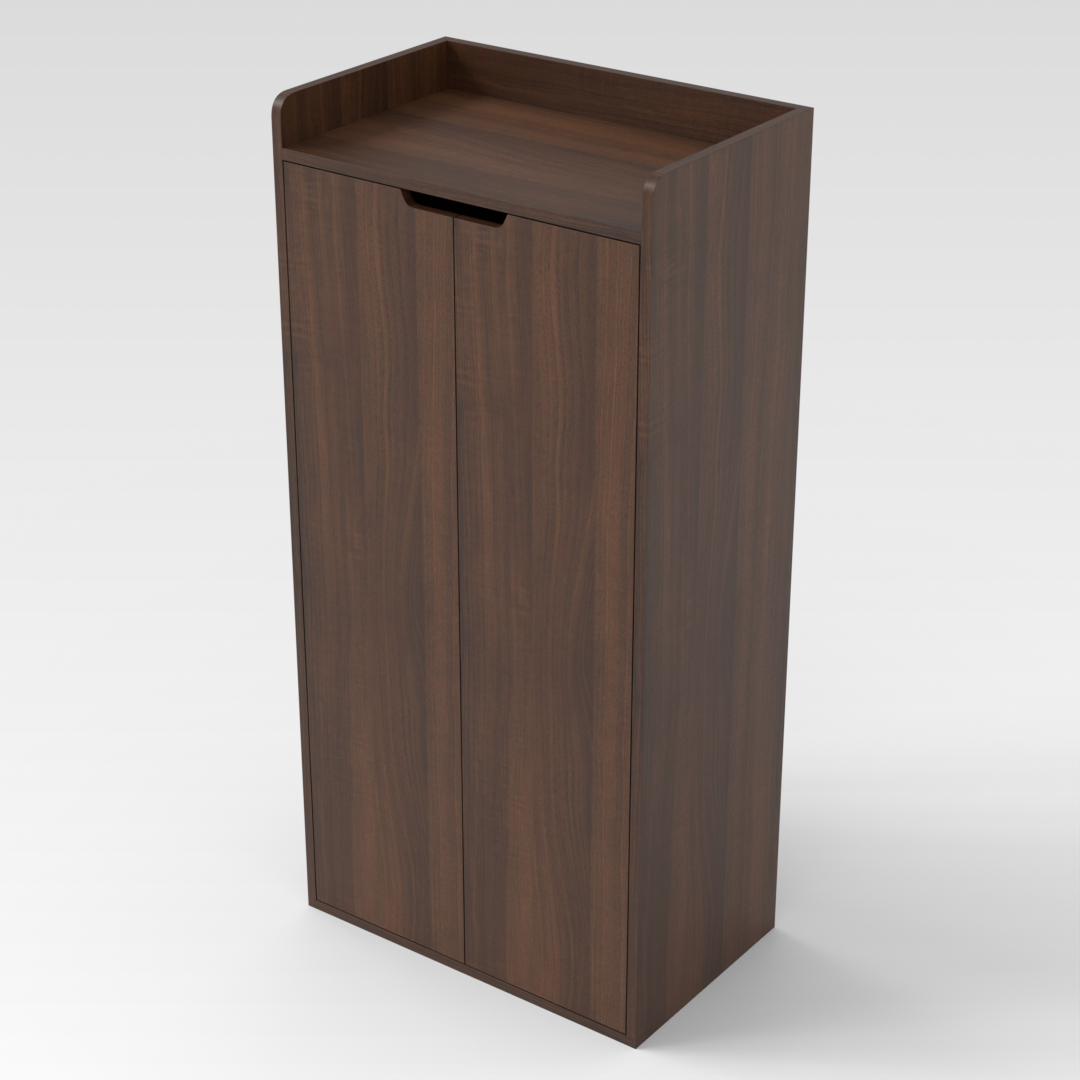 Prairie Oak Shoe Cabinet