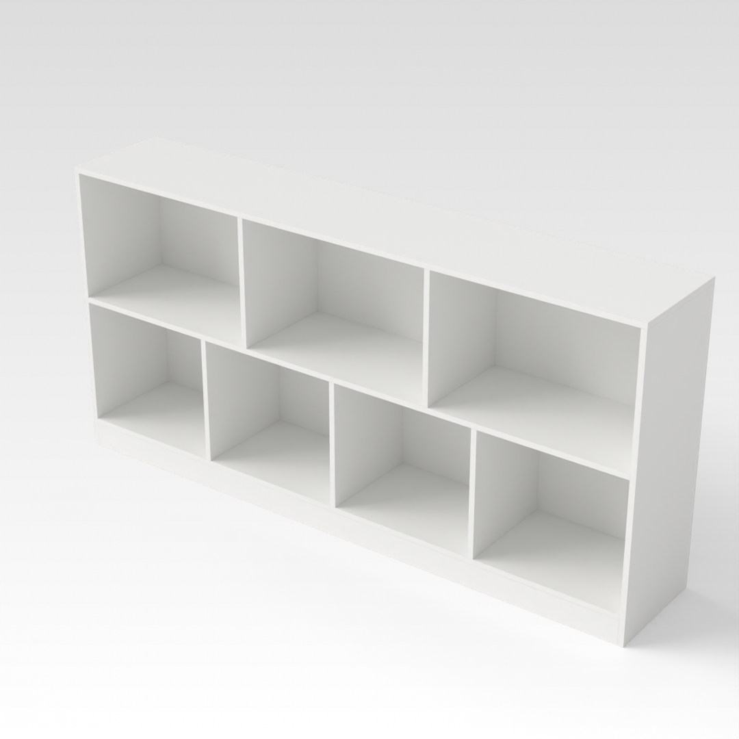 Warm White Bookshelf