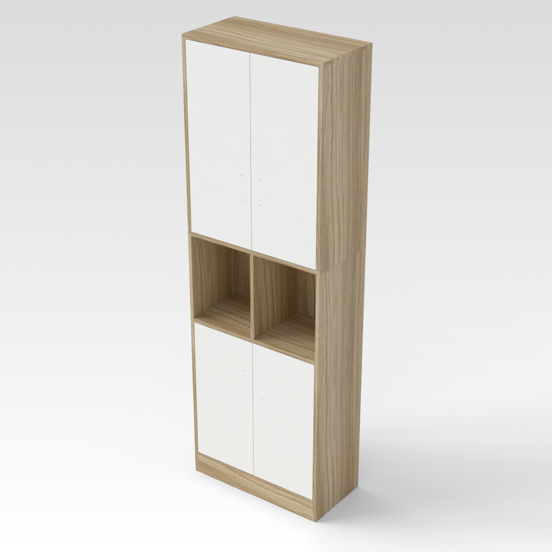 Country Oak Shoe Cabinet