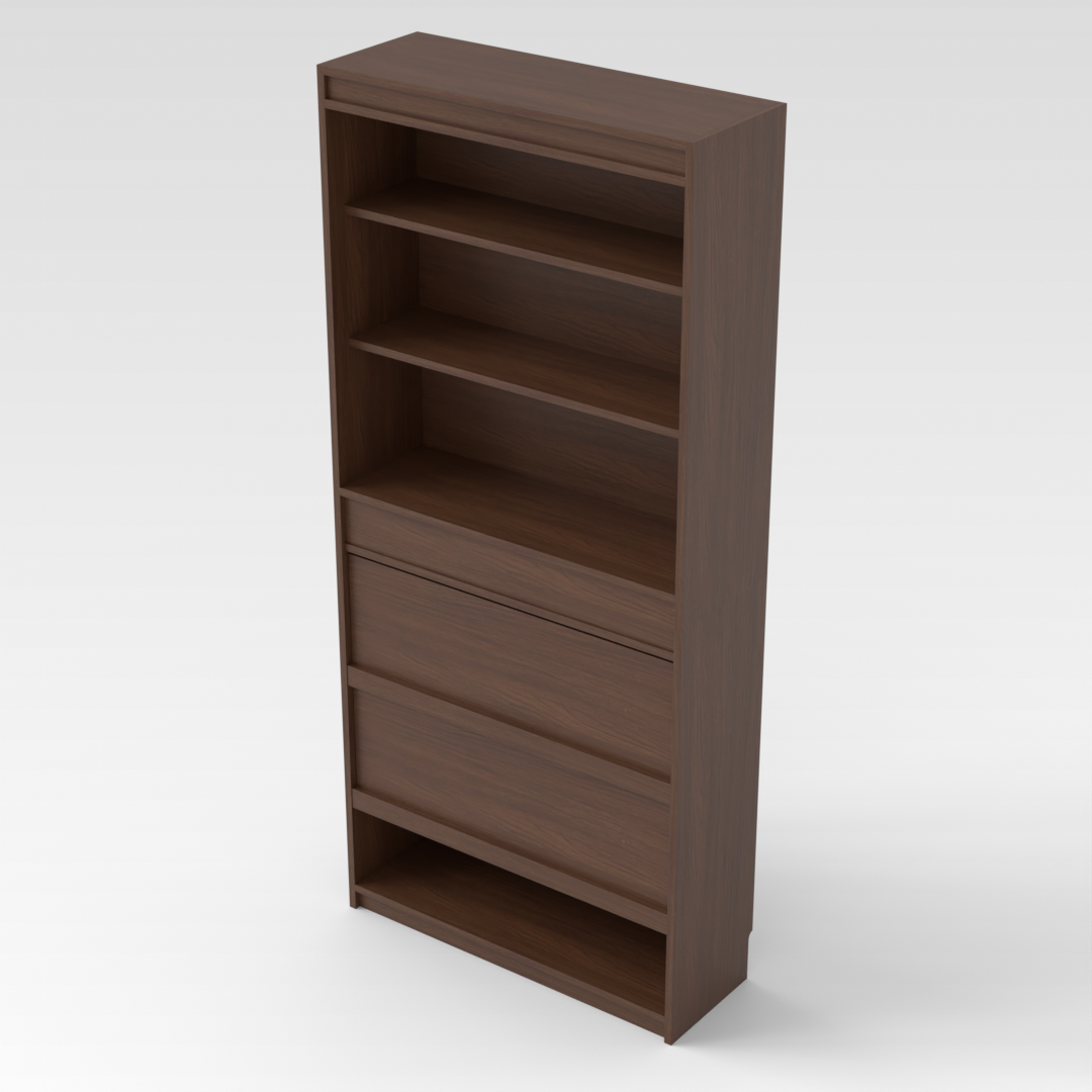 Walnut Bookcase