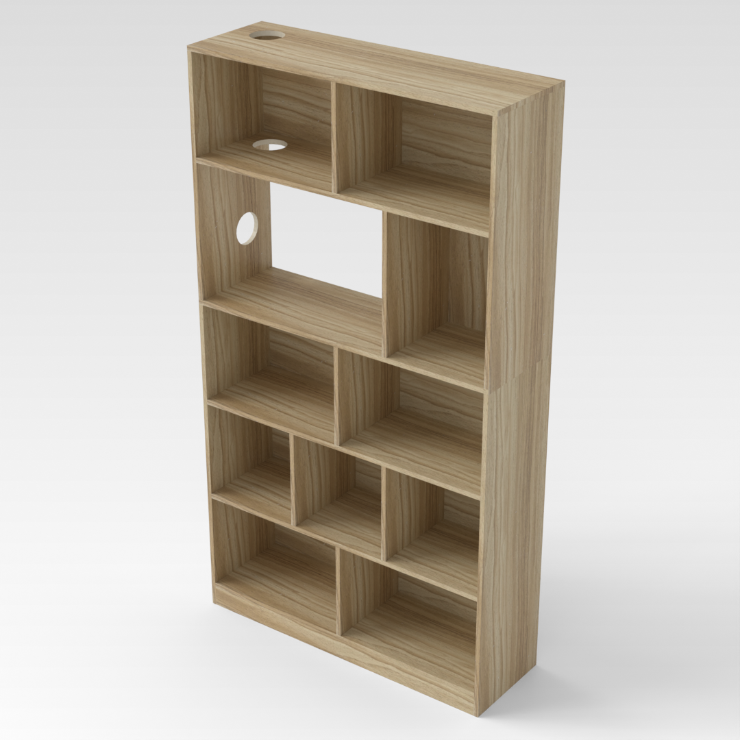 Country Oak Bookshelf