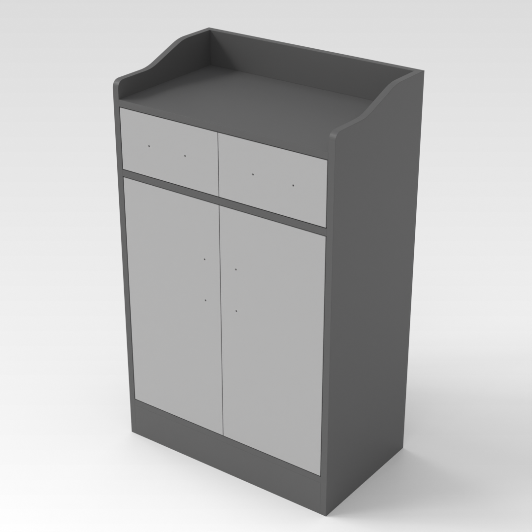 Sky Gray Nightstand