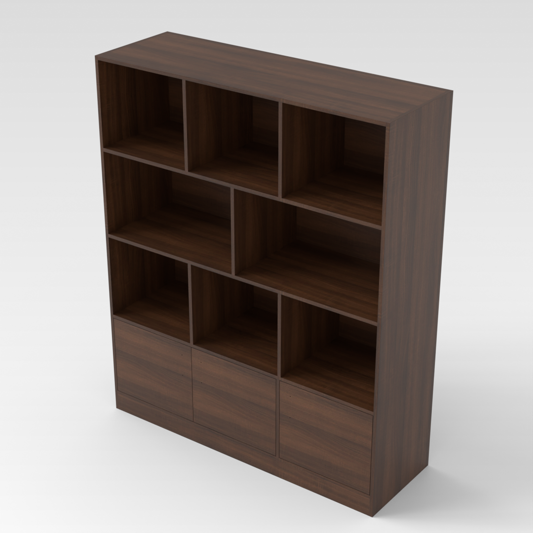Prairie Oak Bookshelf