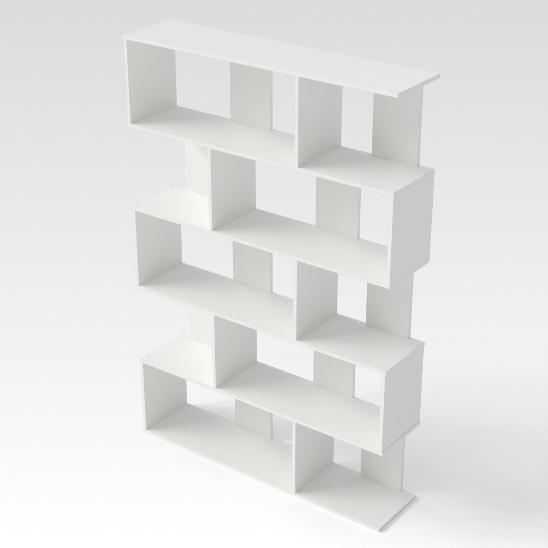 Warm White Bookshelf