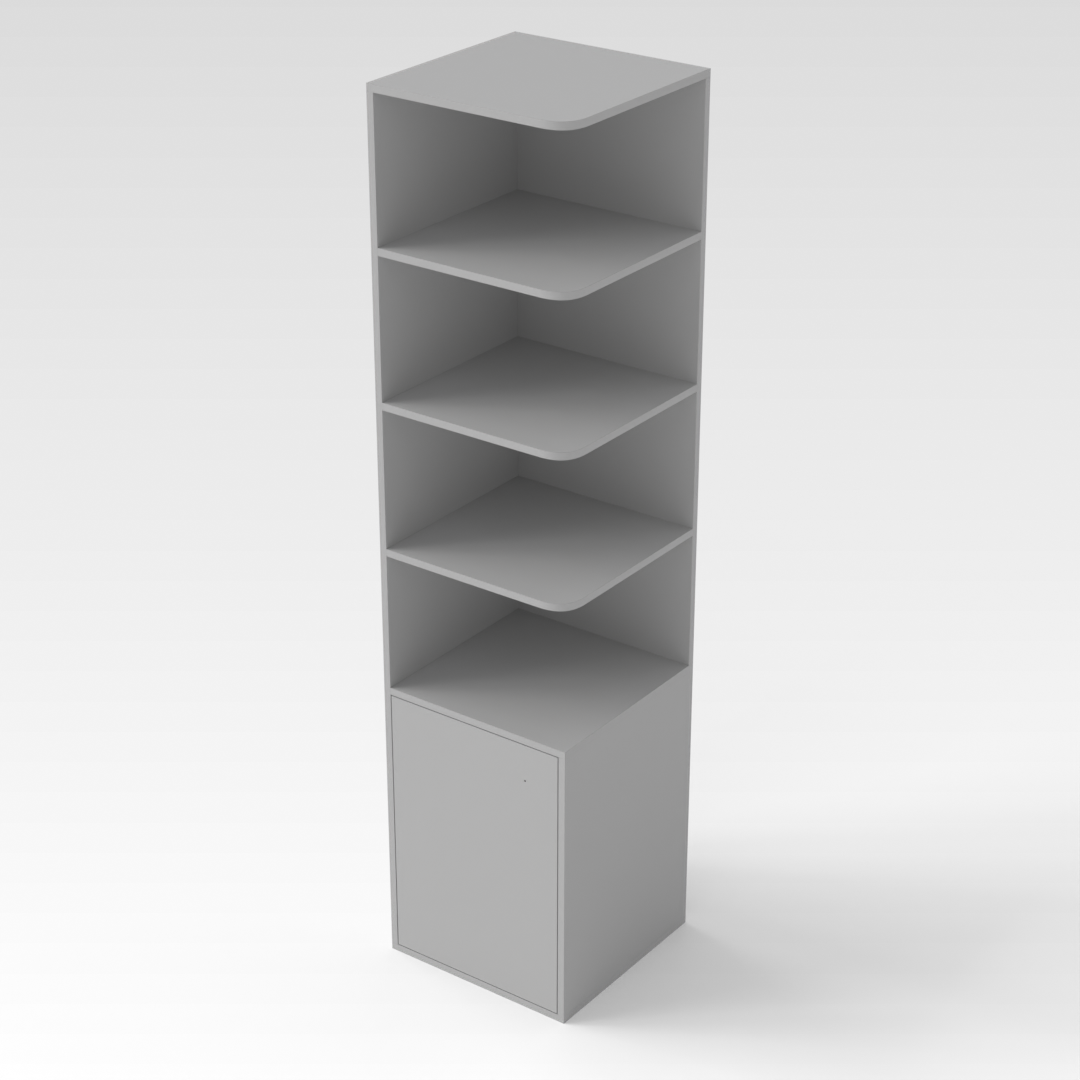 Light Gray Storage Rack