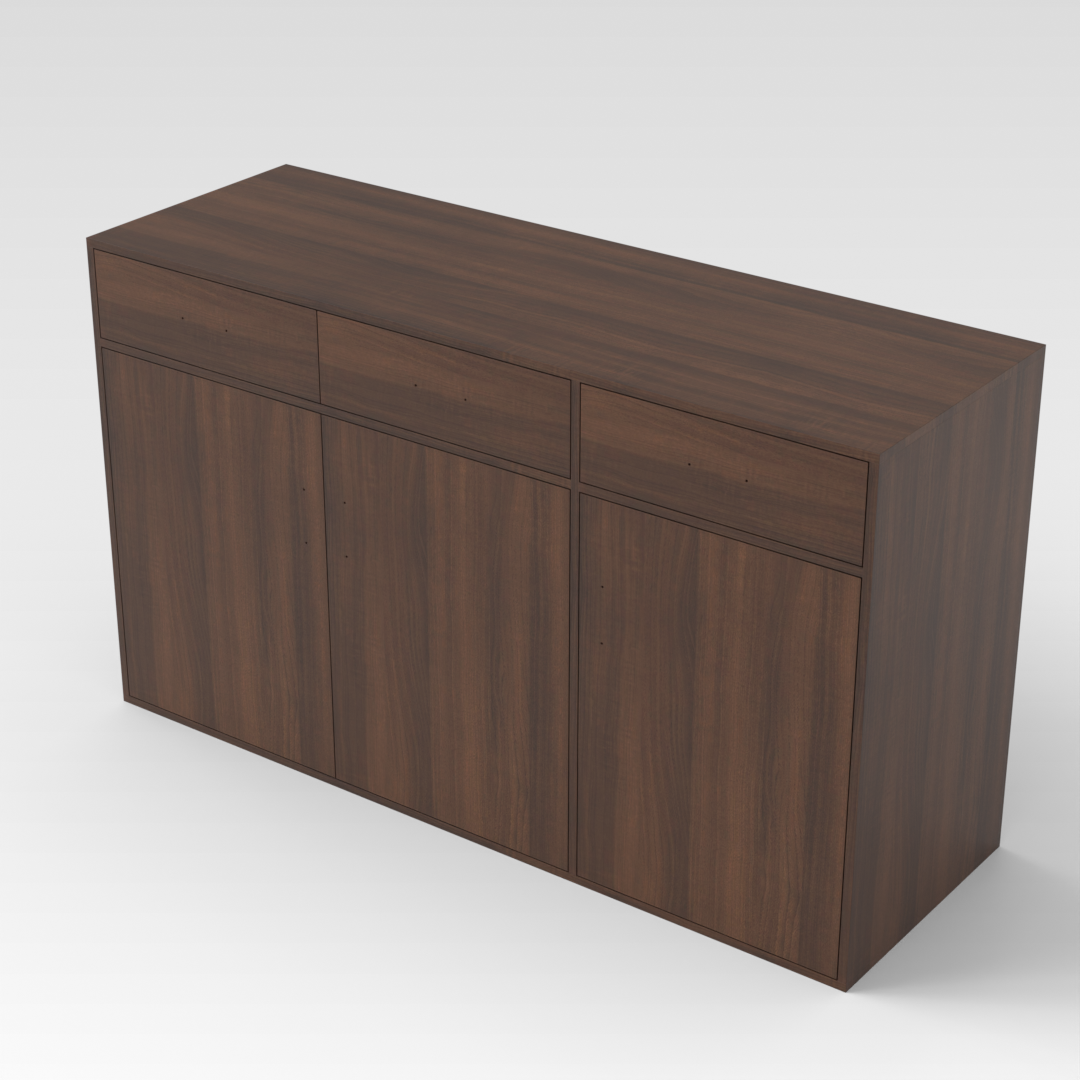 Prairie Oak Shoe Cabinet