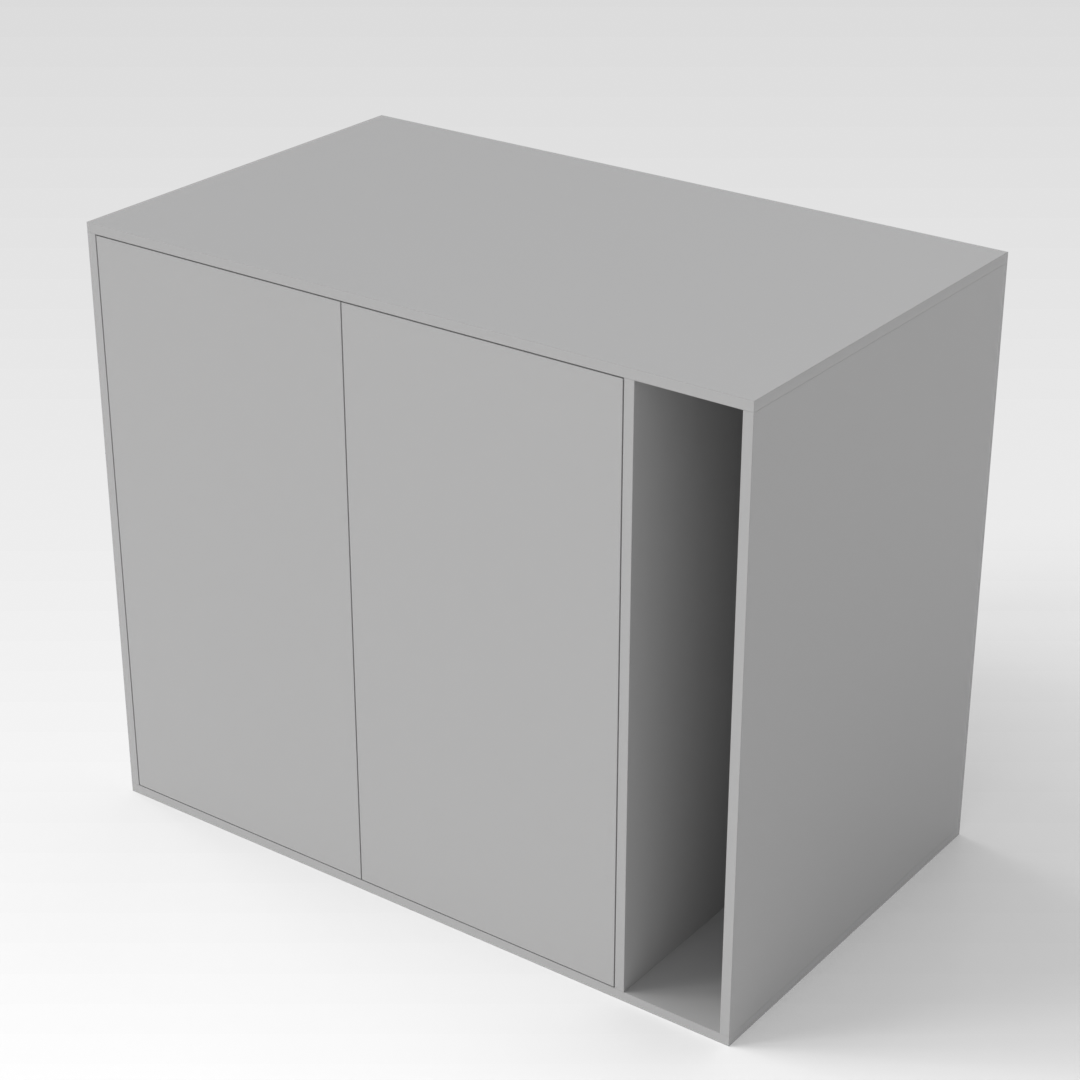 Light Gray Shoe Cabinet