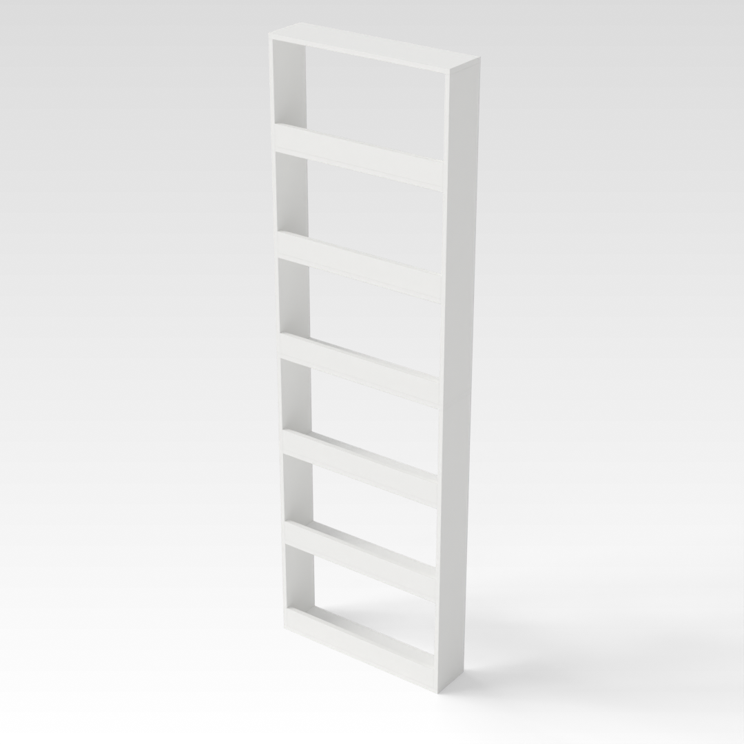 Warm White Storage Rack