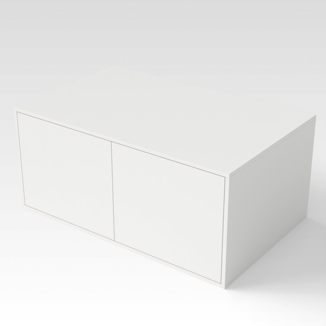 Warm White Tier Cabinet