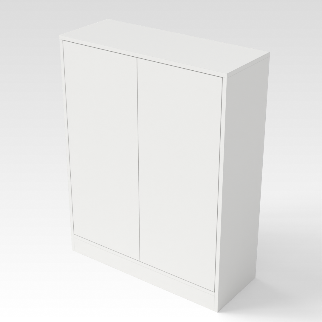 Warm White Shoe Cabinet
