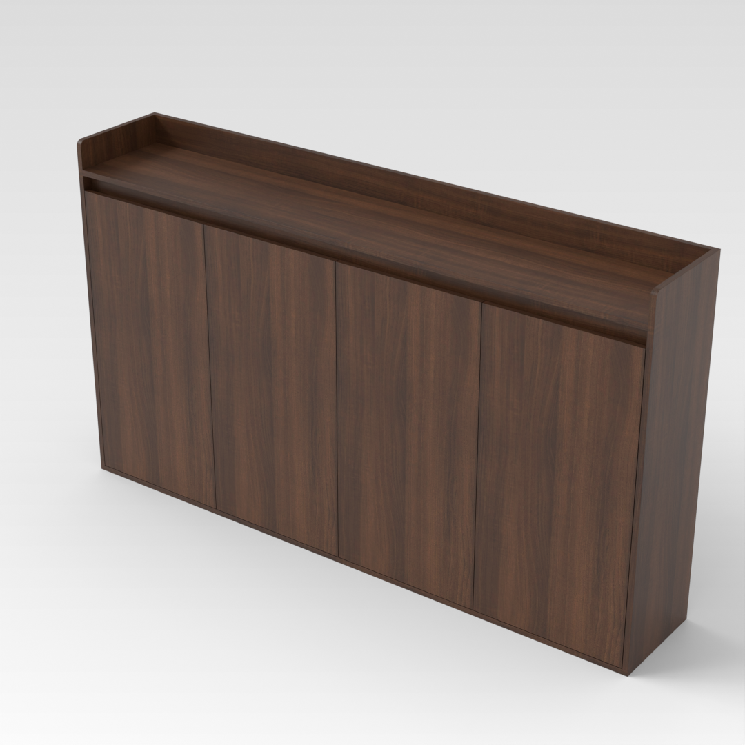 Prairie Oak Shoe Cabinet