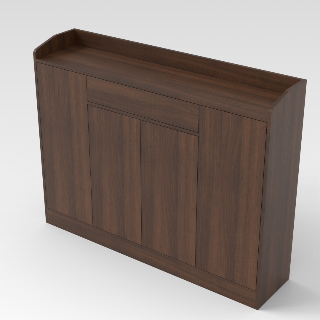 Prairie Oak Shoe Cabinet