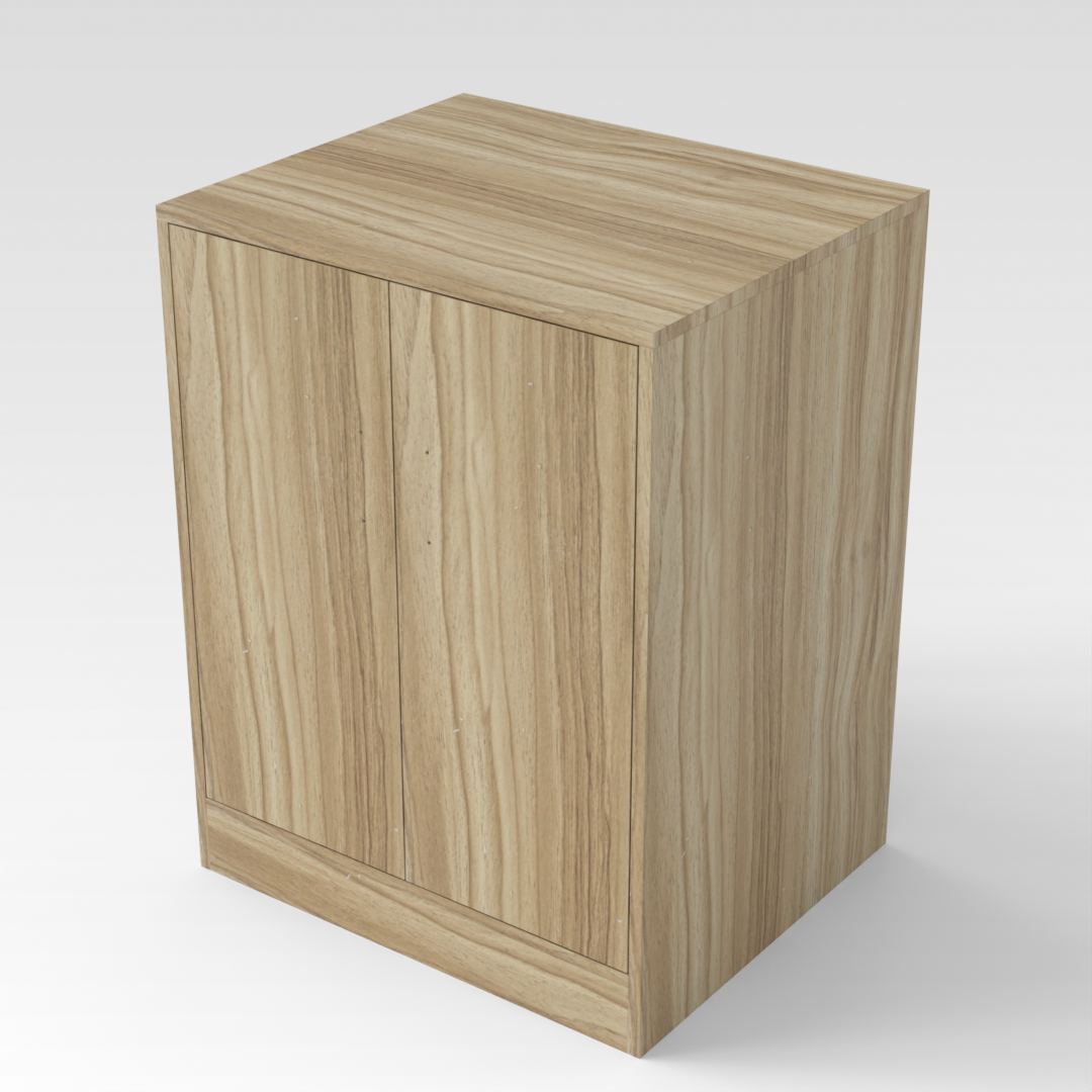 Country Oak Shoe Cabinet