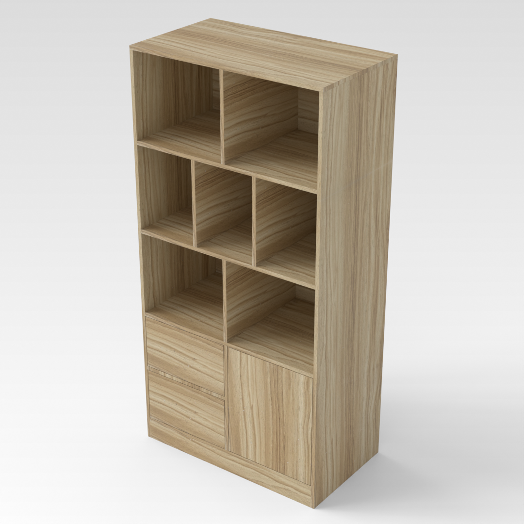 Country Oak Bookcase