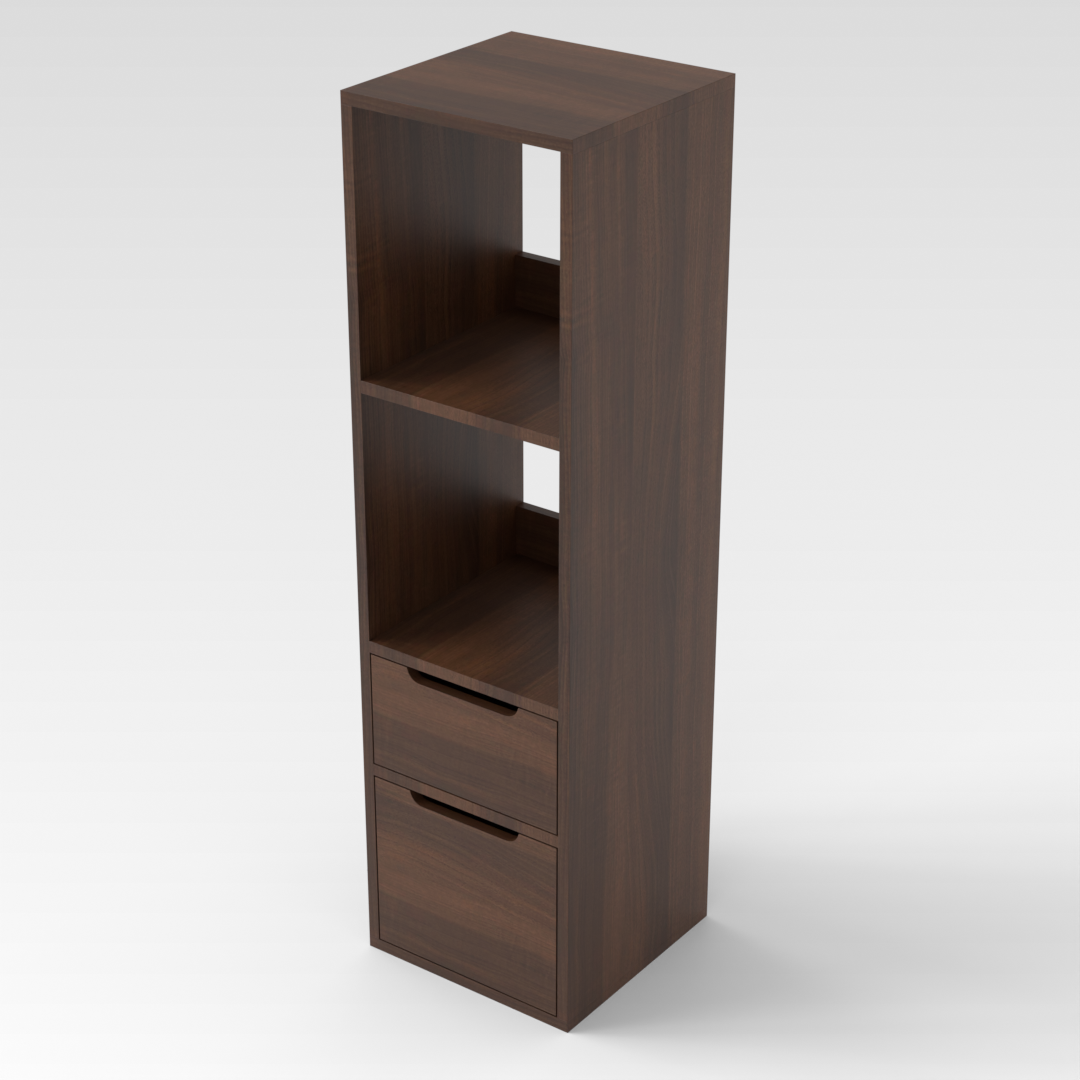 Prairie Oak Bookshelf