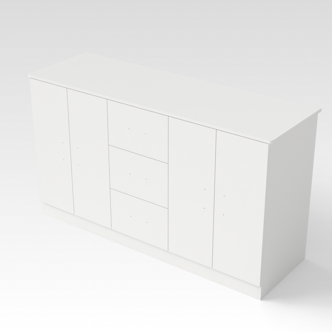 Warm White Bookcase