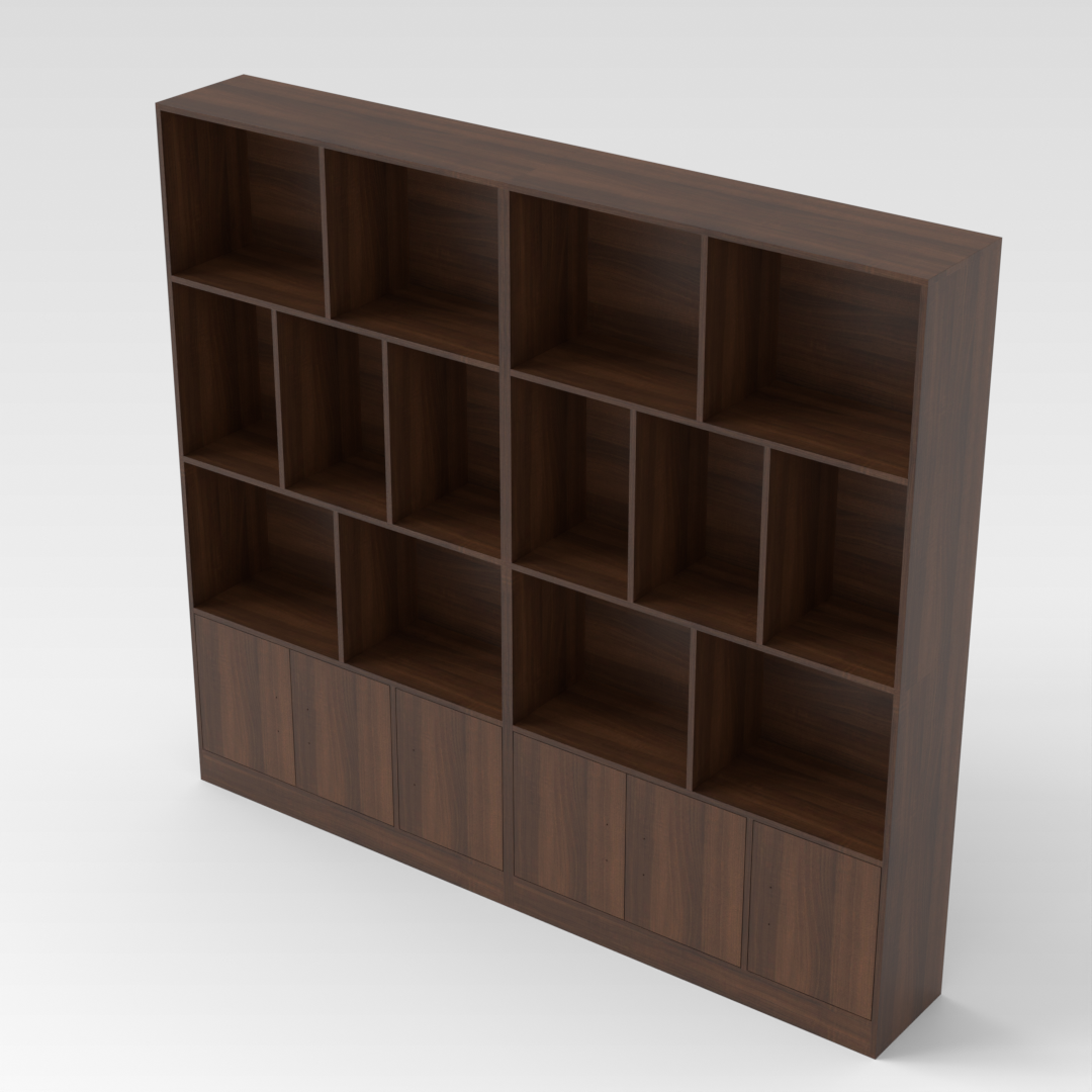Prairie Oak Bookshelf
