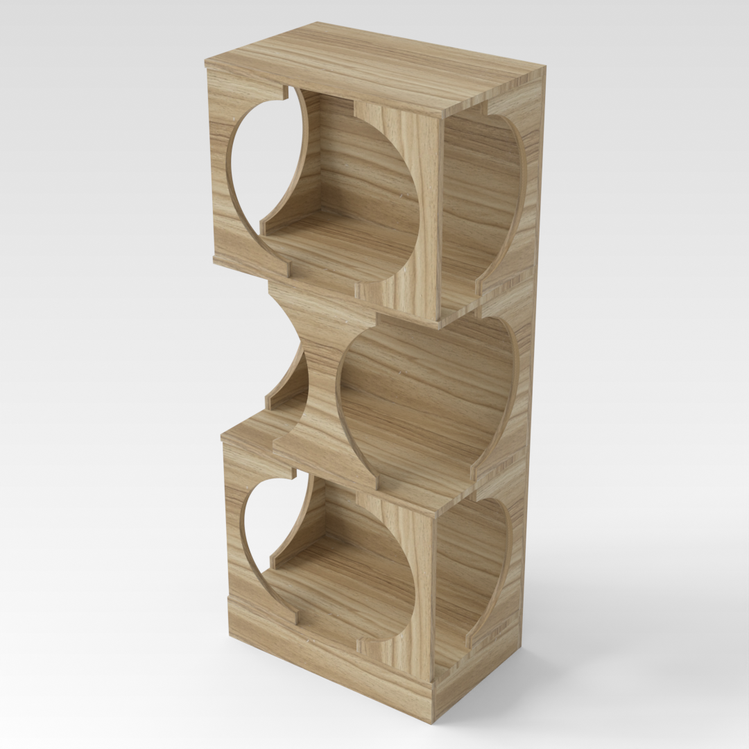 Country Oak Bookshelf