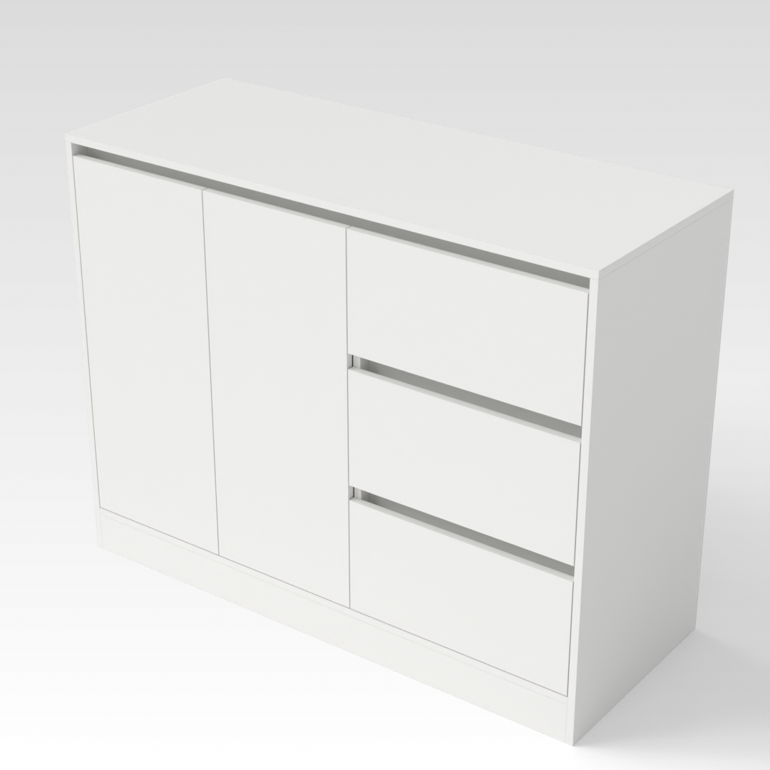 Warm White Sideboard