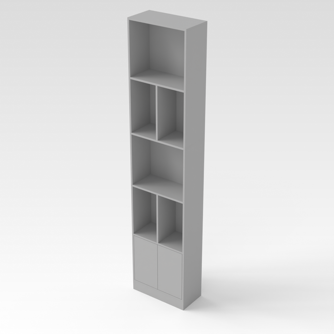 Light Gray Storage Cabinet