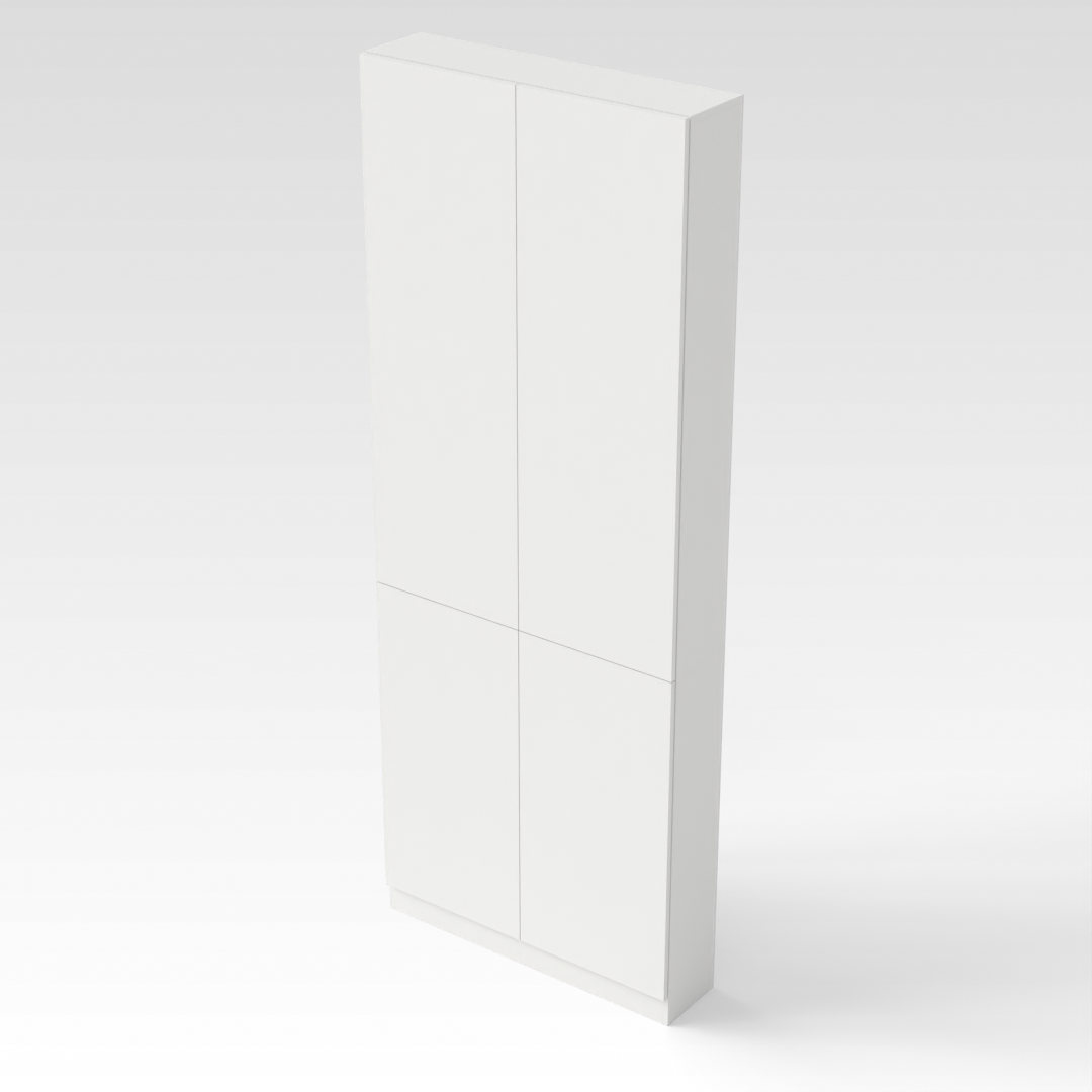 Warm White Shoe Cabinet