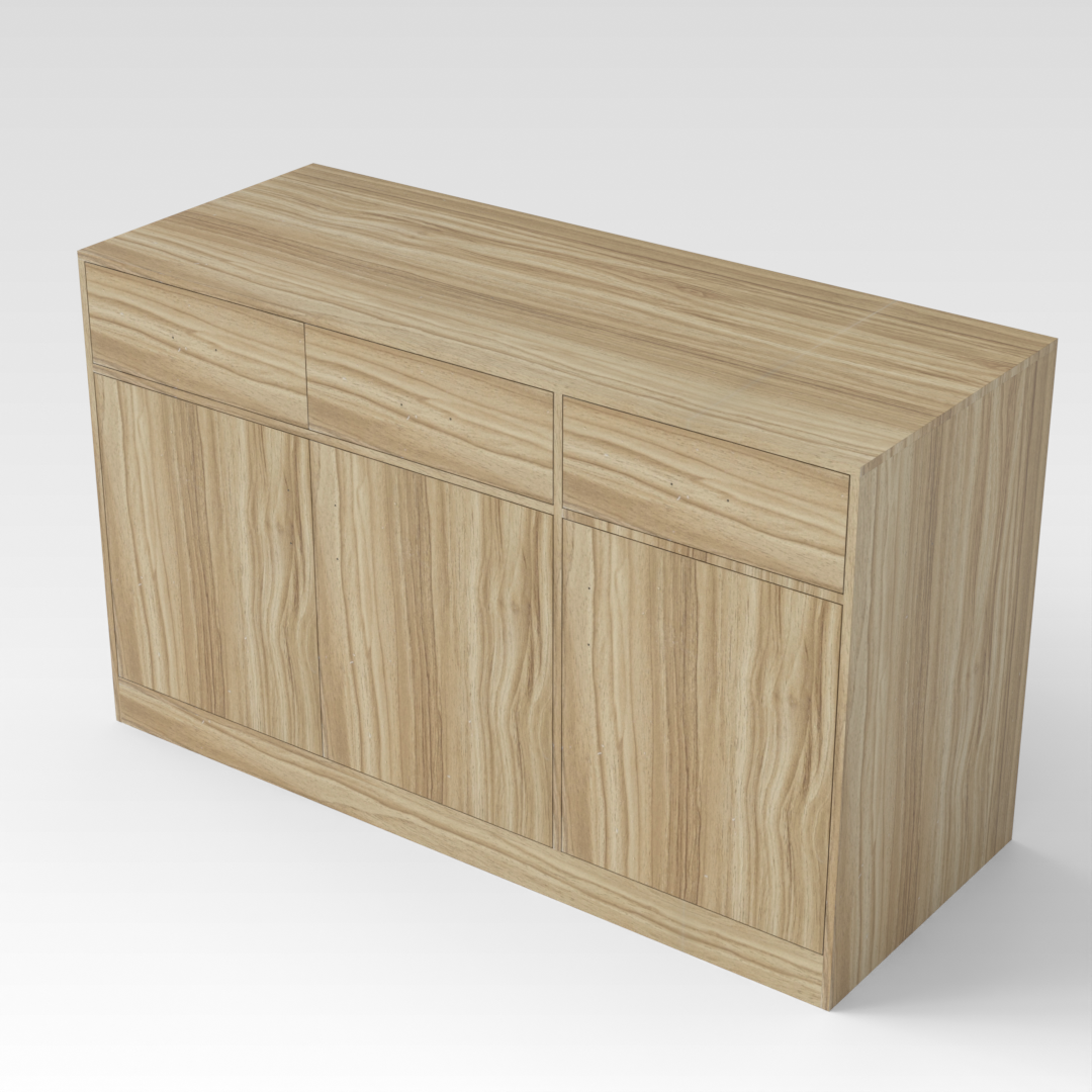 Country Oak Shoe Cabinet