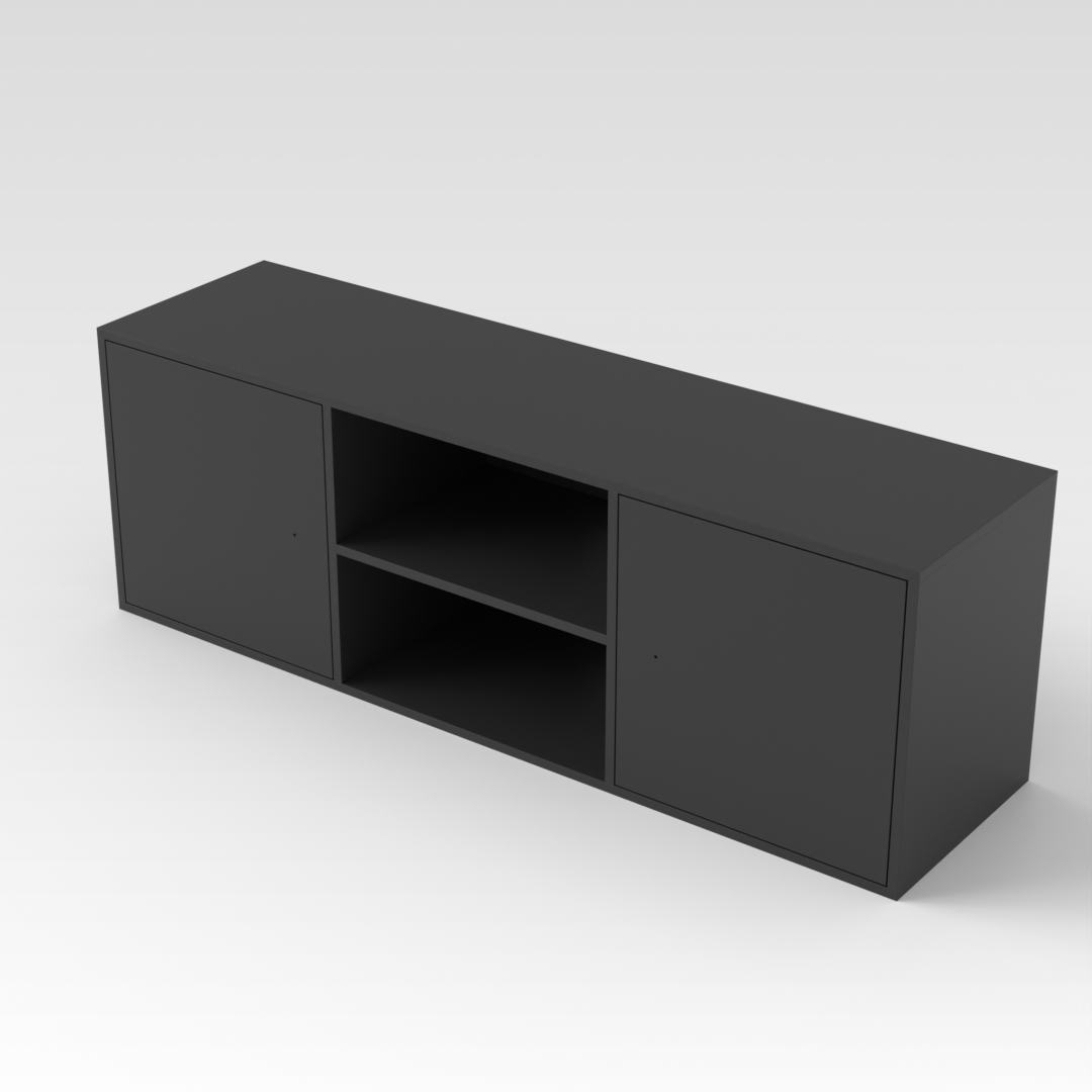 Black TV Stand