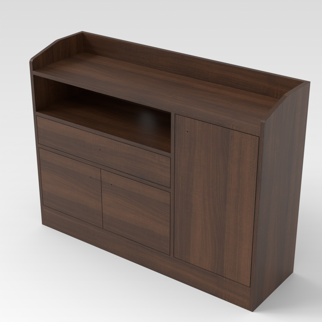Prairie Oak Shoe Cabinet