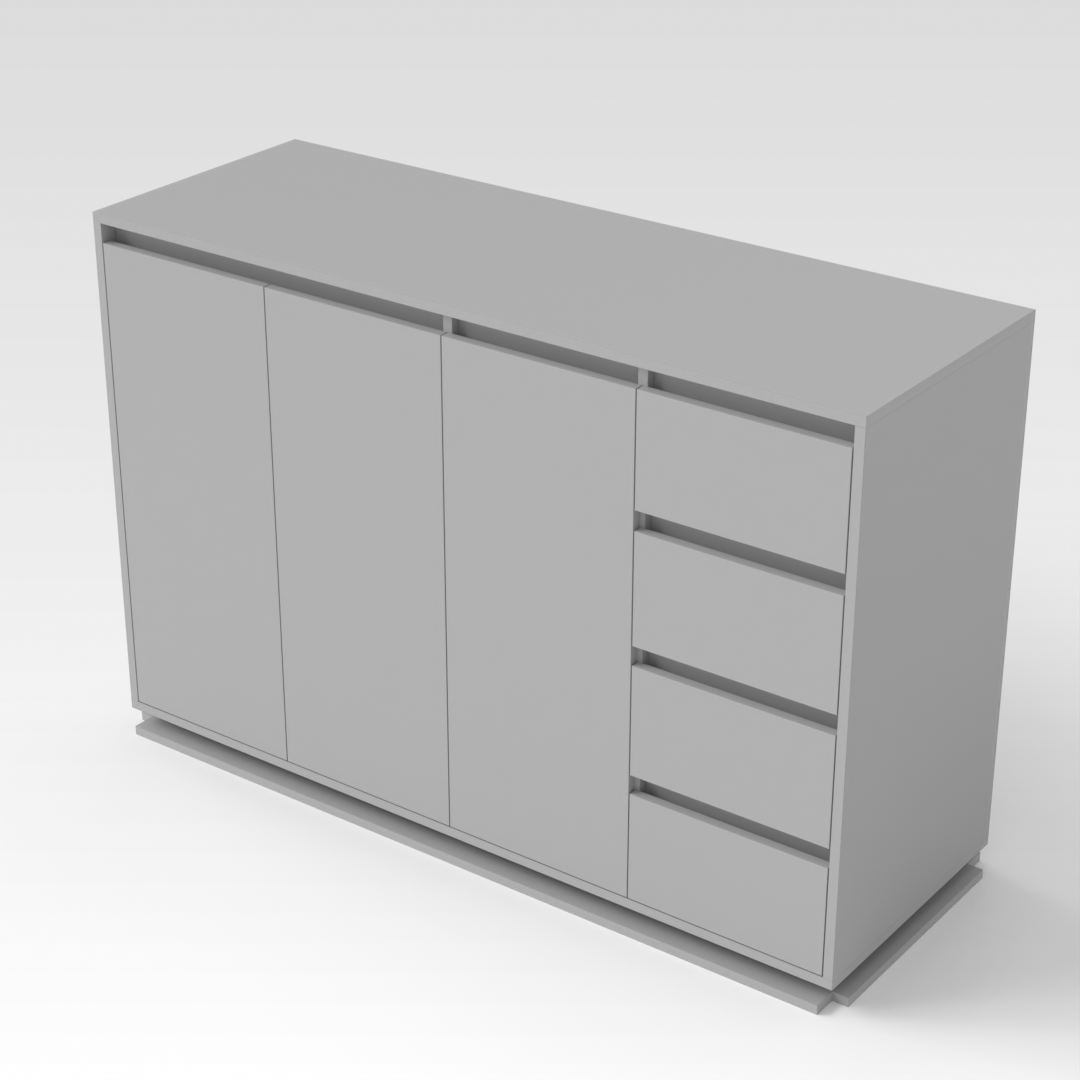 Light Gray Sideboard