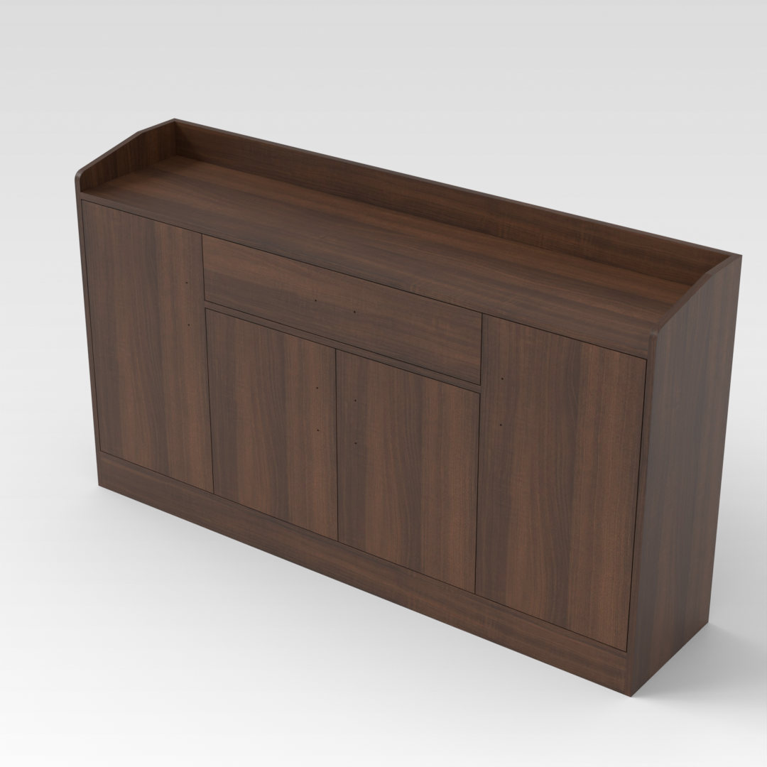 Prairie Oak Shoe Cabinet