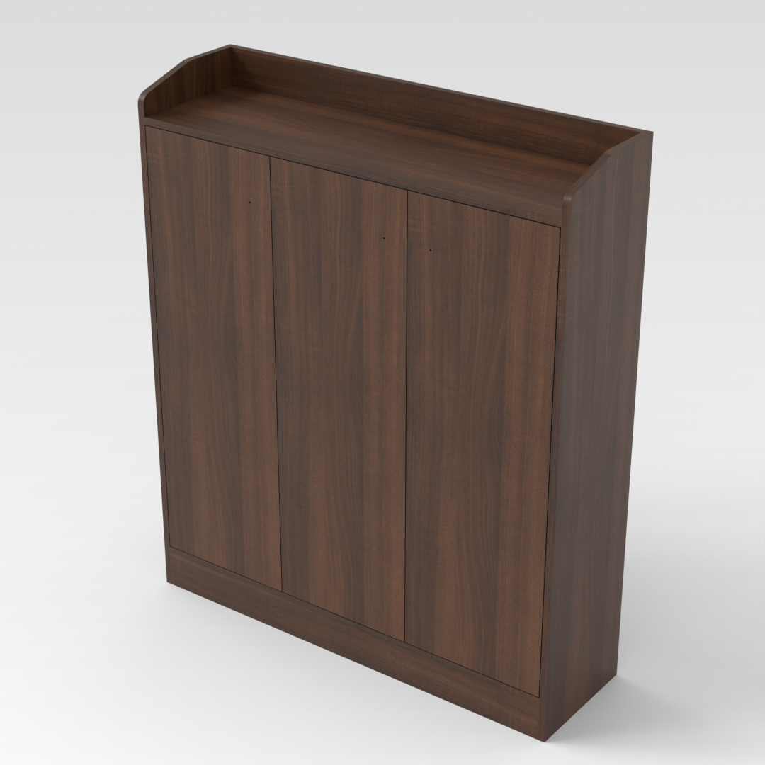 Prairie Oak Shoe Cabinet