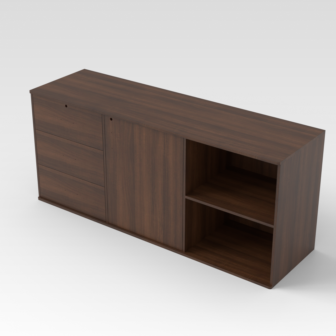 Prairie Oak Shoe Cabinet