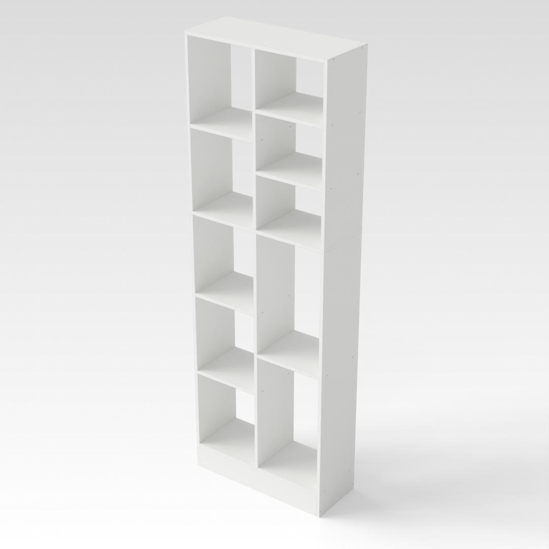 Warm White Bookcase