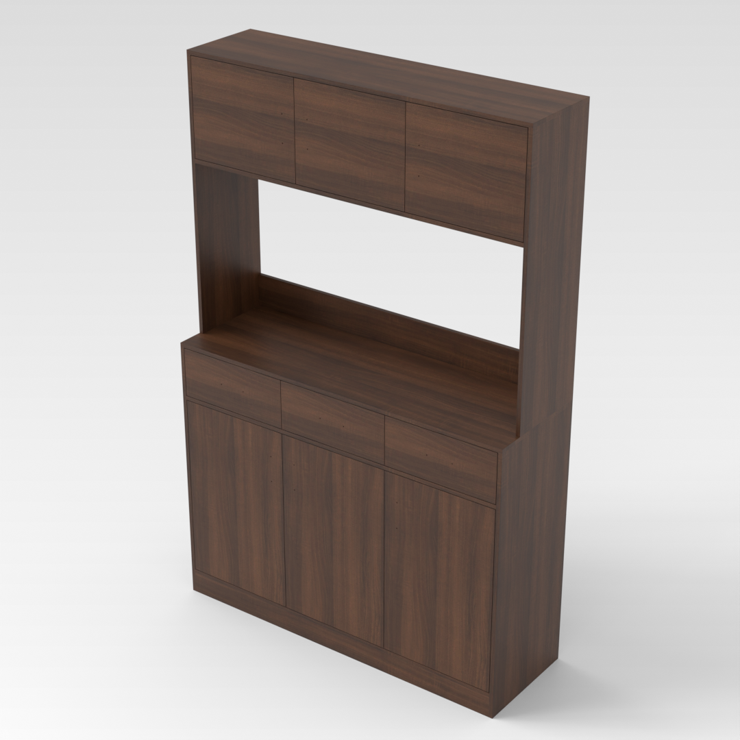 Prairie Oak Shoe Cabinet