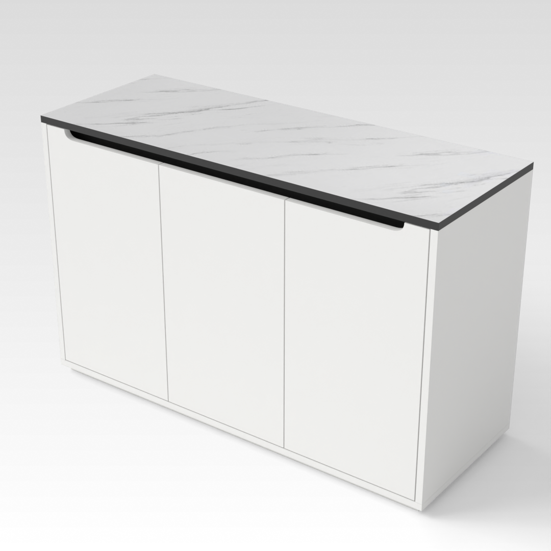 Warm White Shoe Cabinet