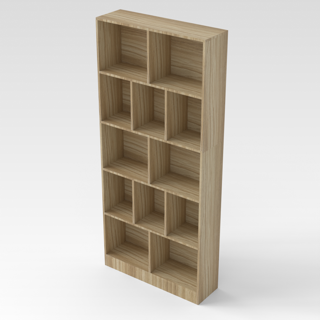 Country Oak Bookcase