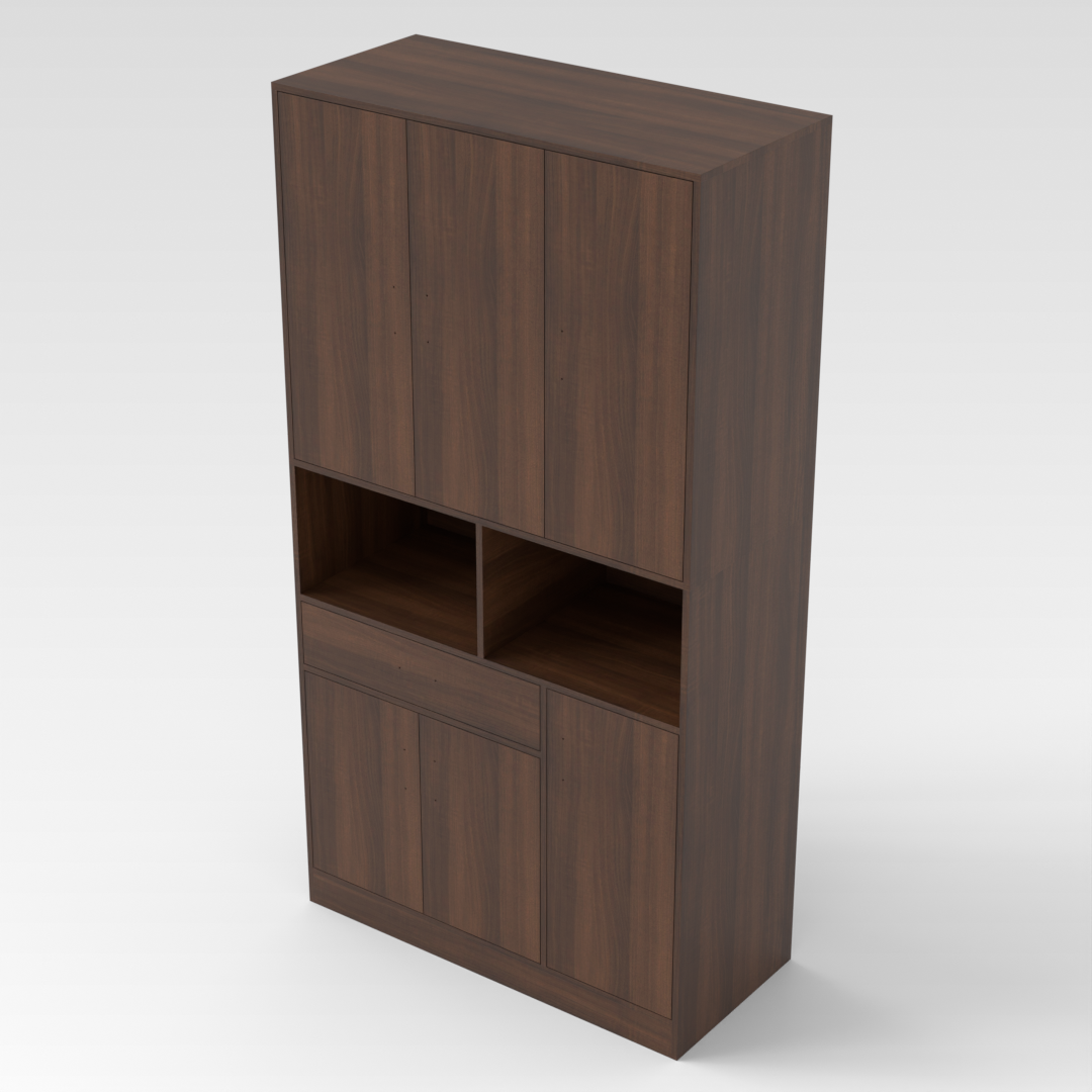 Prairie Oak Shoe Cabinet