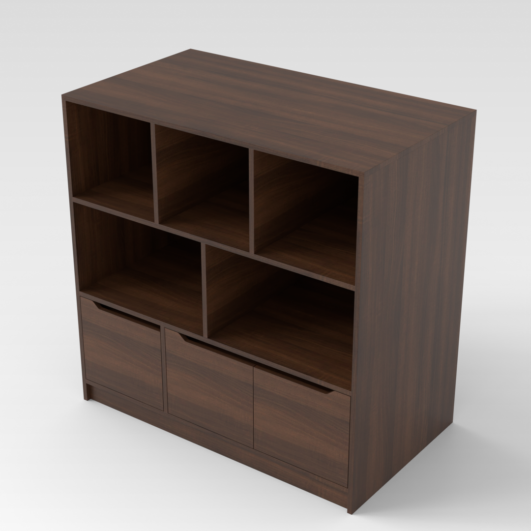 Prairie Oak Shoe Cabinet