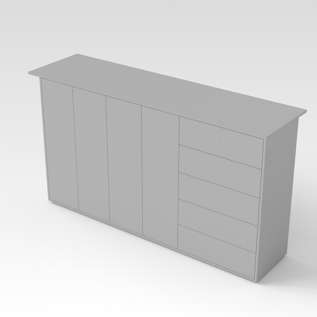Light Gray Sideboard