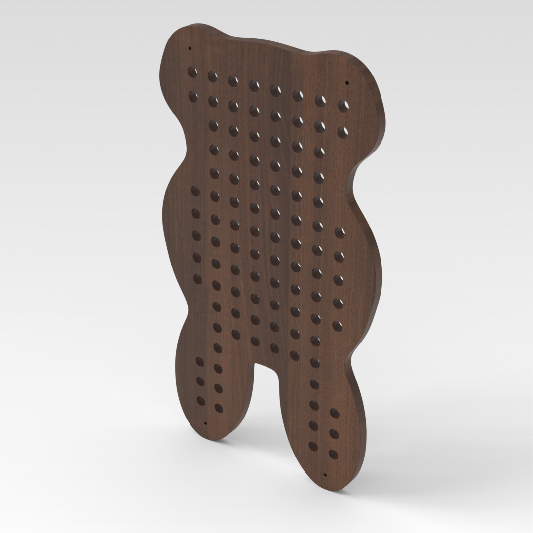 Prairie Oak Pegboard