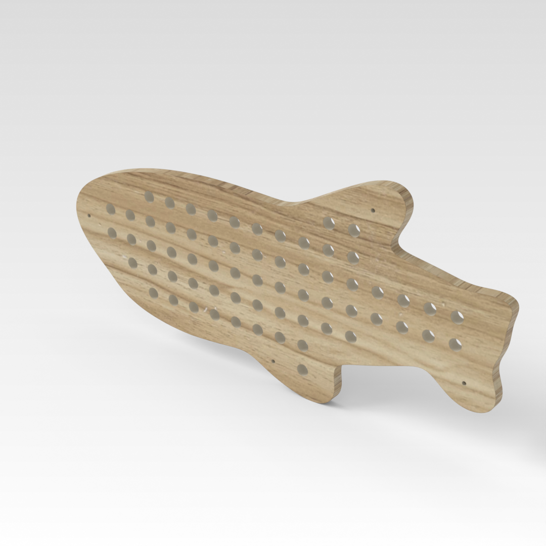 Country Oak Pegboard