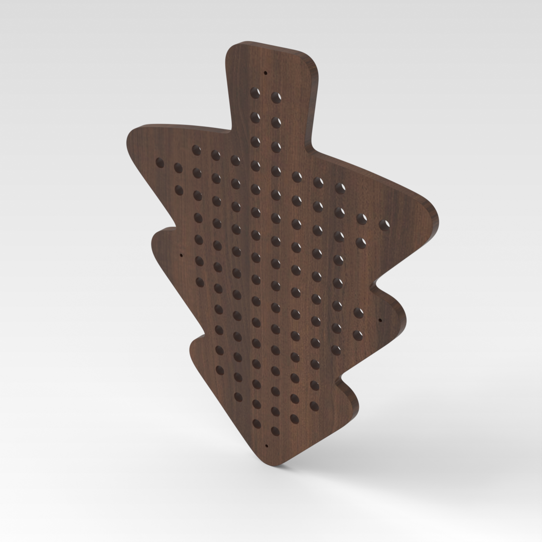 Prairie Oak Pegboard