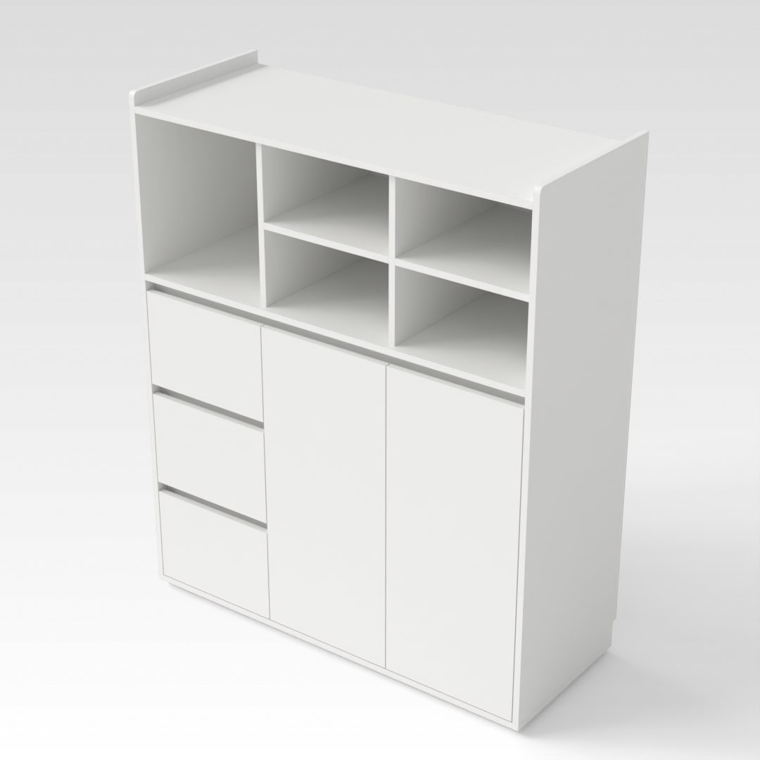 Warm White Sideboard