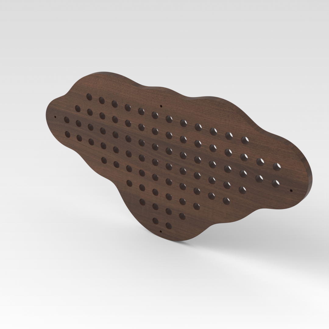Prairie Oak Pegboard