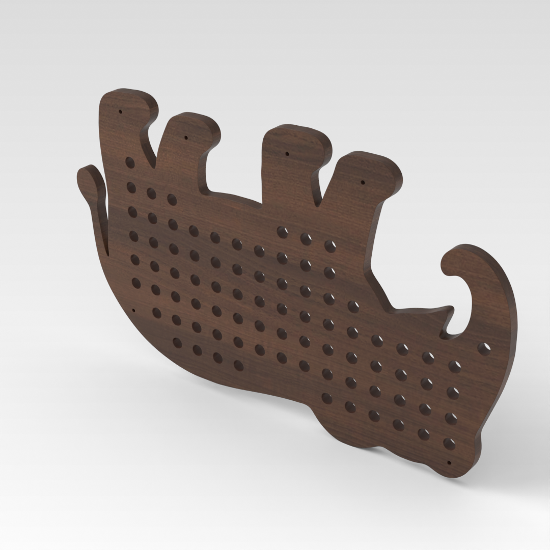 Prairie Oak Pegboard