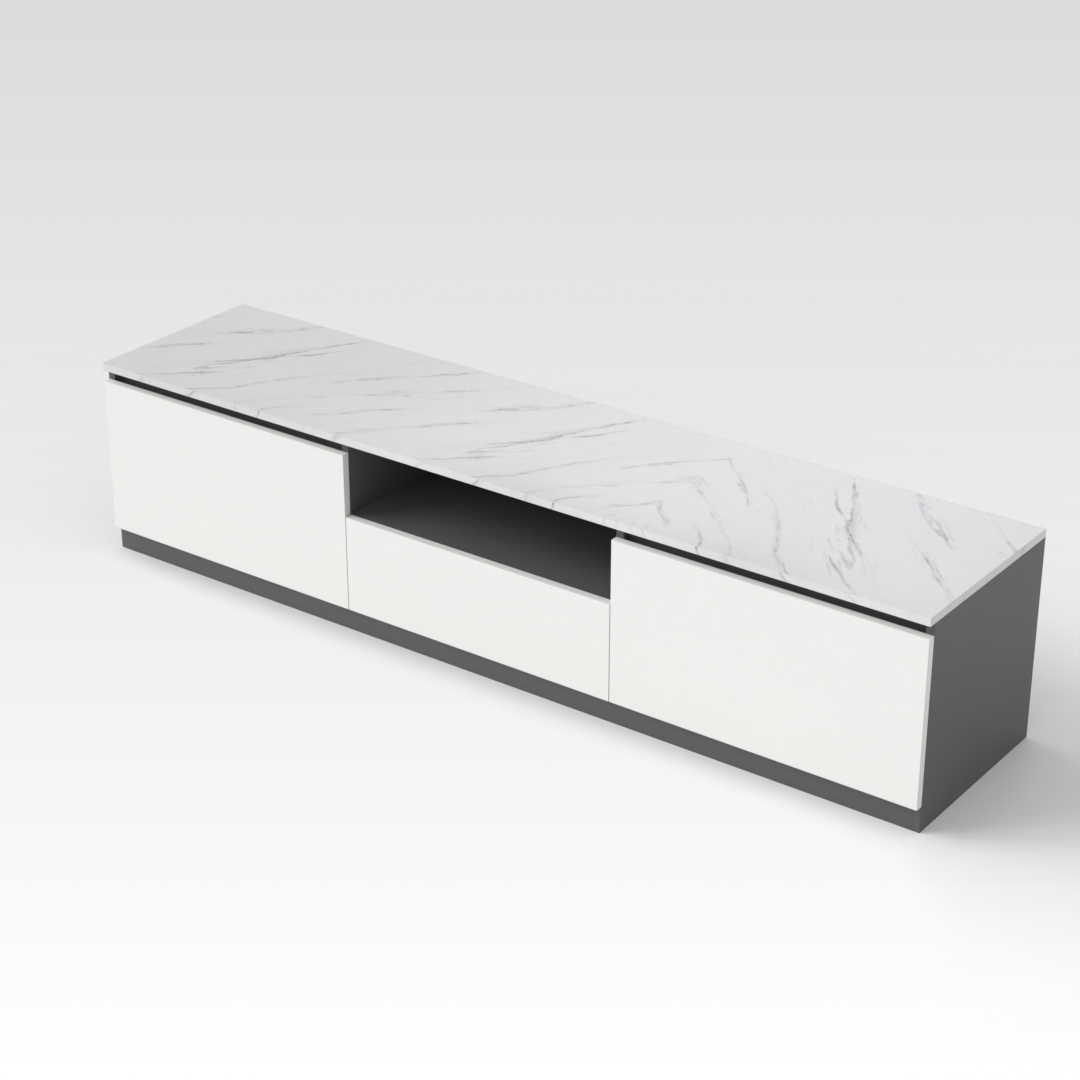 Sky Gray Shoe Cabinet