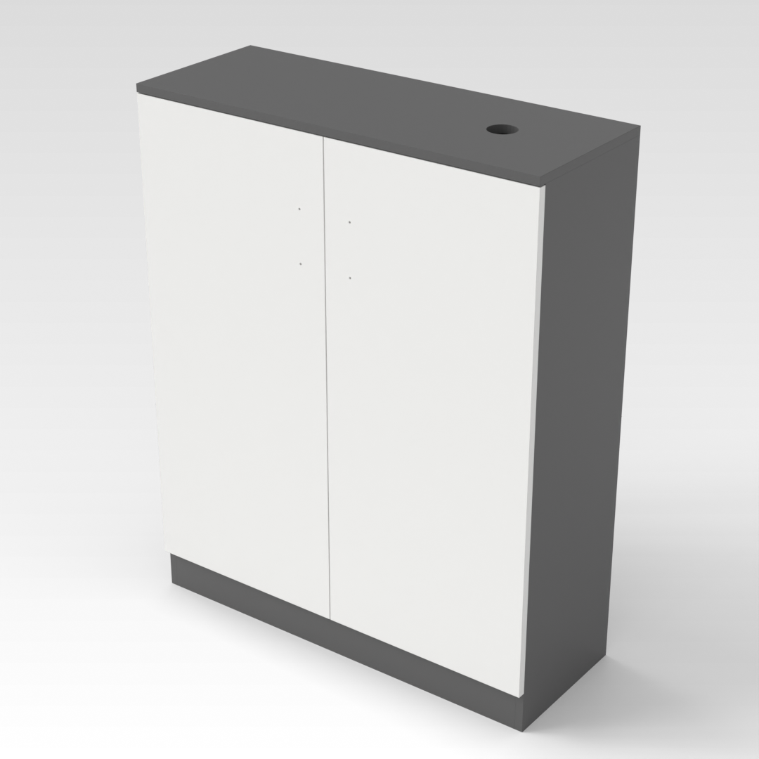 Sky Gray Shoe Cabinet